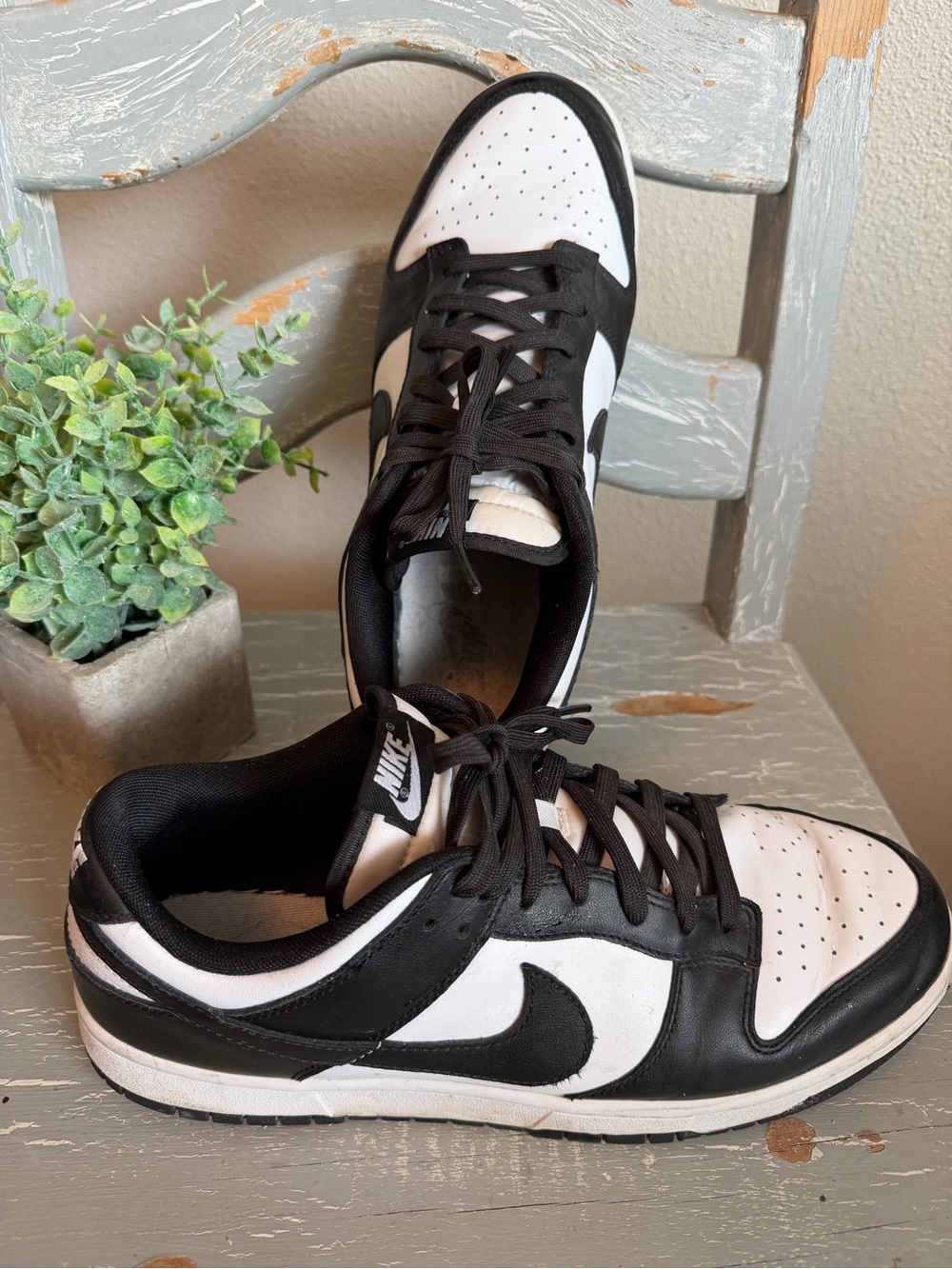 Nike Dunk Low Panda Black and White Low-Top Sneakers